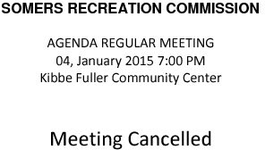 Icon of 20160104 Rec Commission Meeting Cancelled